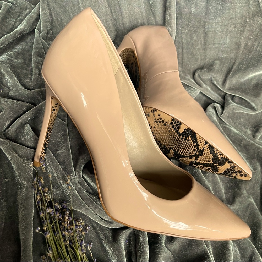 NEW Mix No.6 Pink Snakeskin Stillettos